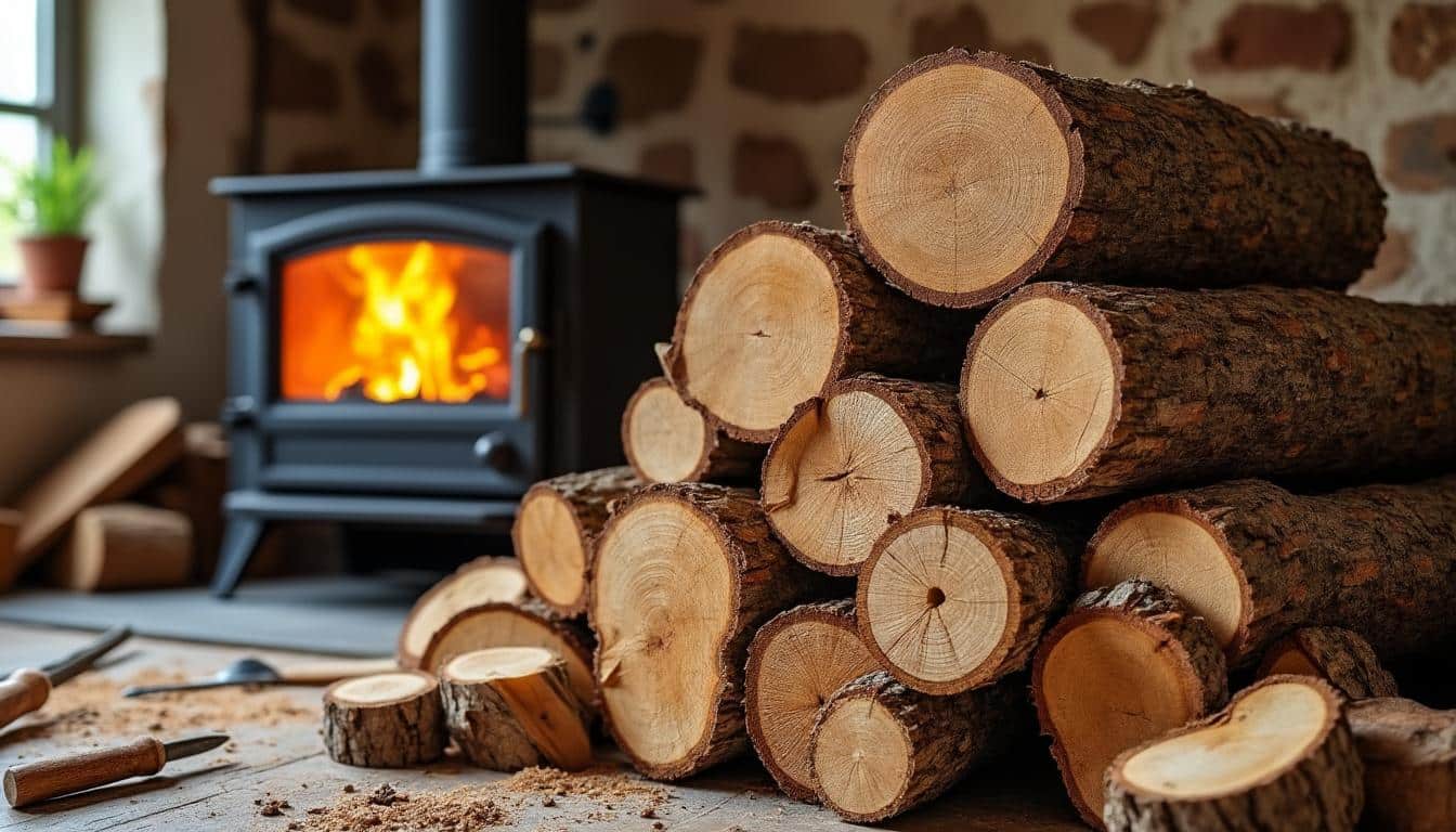 Illustration: Pouvoir calorifique et performance énergétique du bois d’acacia pour le chauffage