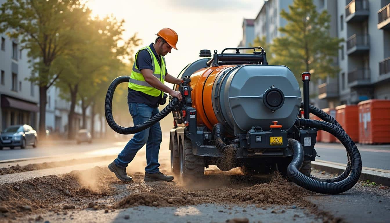 Illustration: Définition et fonctionnement de l’aspiratrice de terrassement