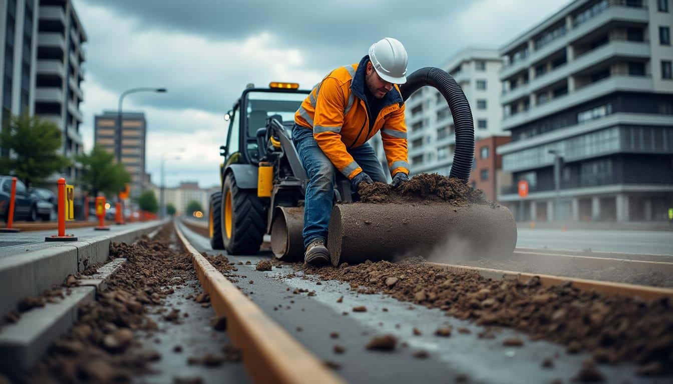 Aspiratrice de terrassement : fonctionnement, usages et conseils pro