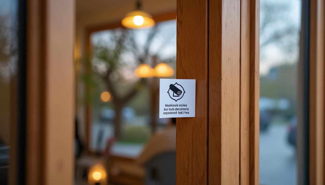 Illustration: Définition et principes de l’autocollant alarme pour maison