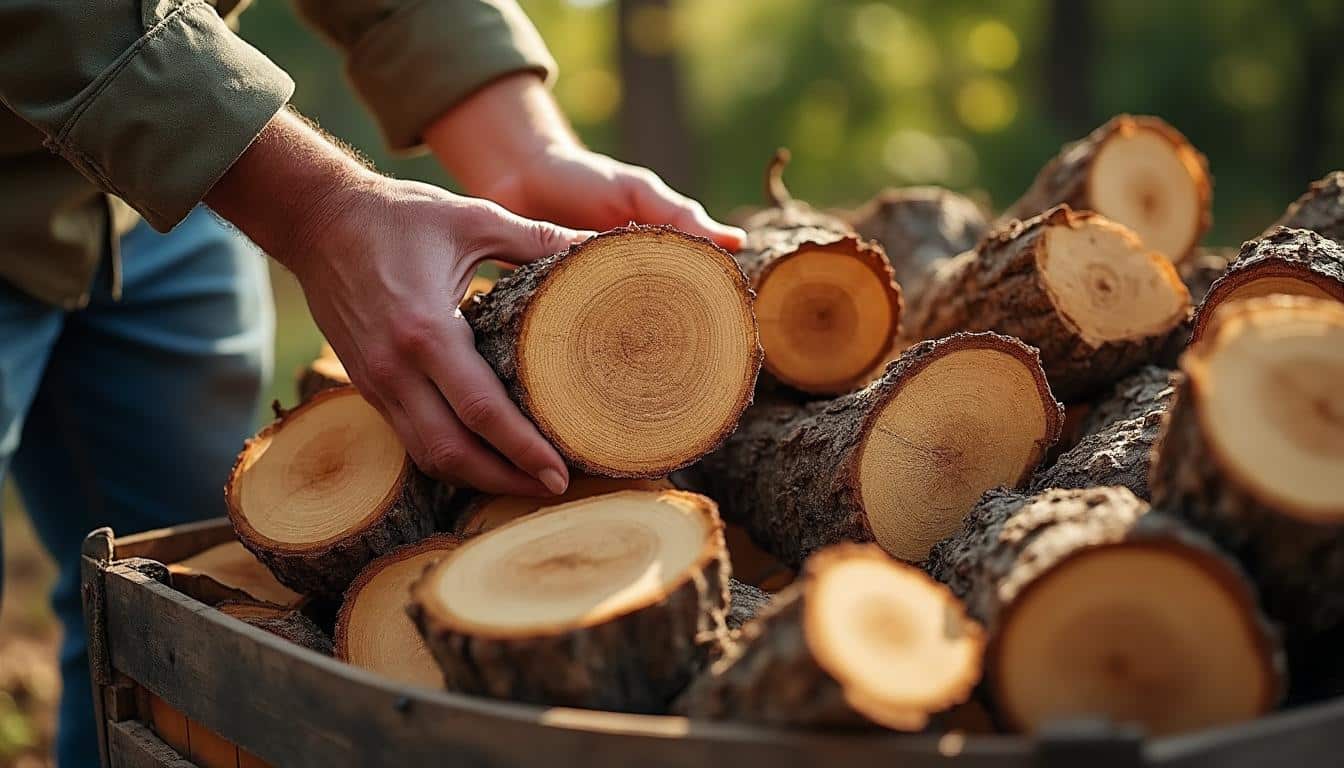 Illustration: Définition et identification du bois de chauffage en frêne