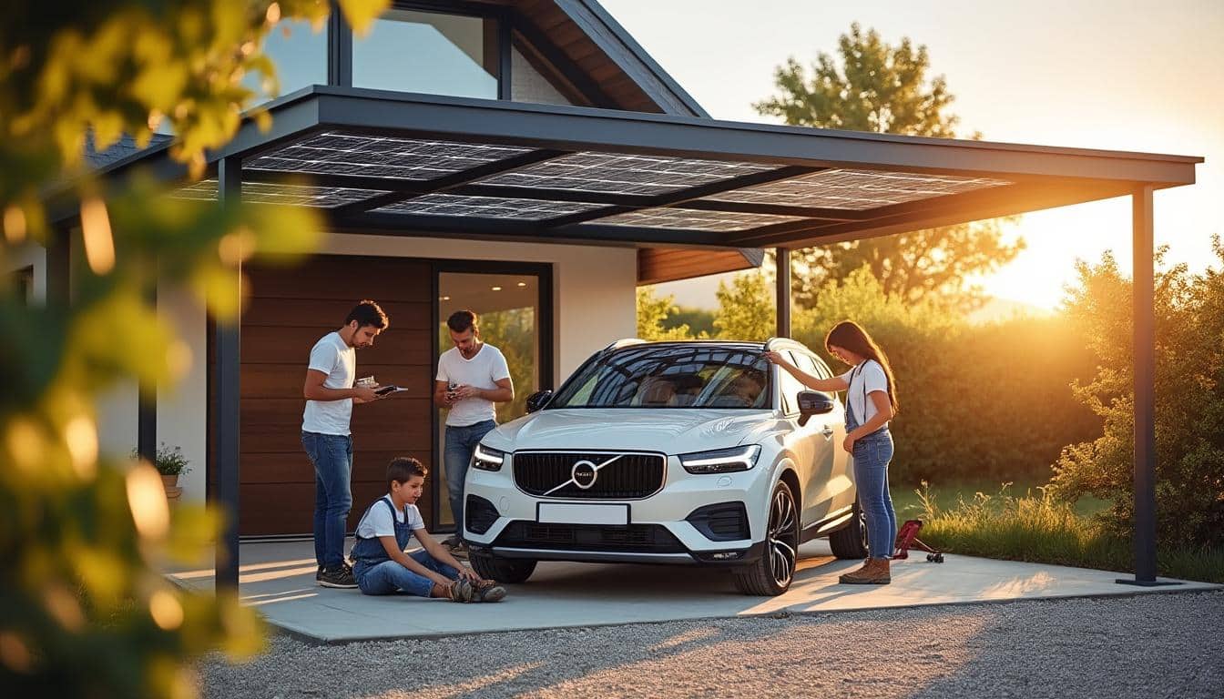 Le carport solaire gratuit : aides, installation et conseils pratiques
