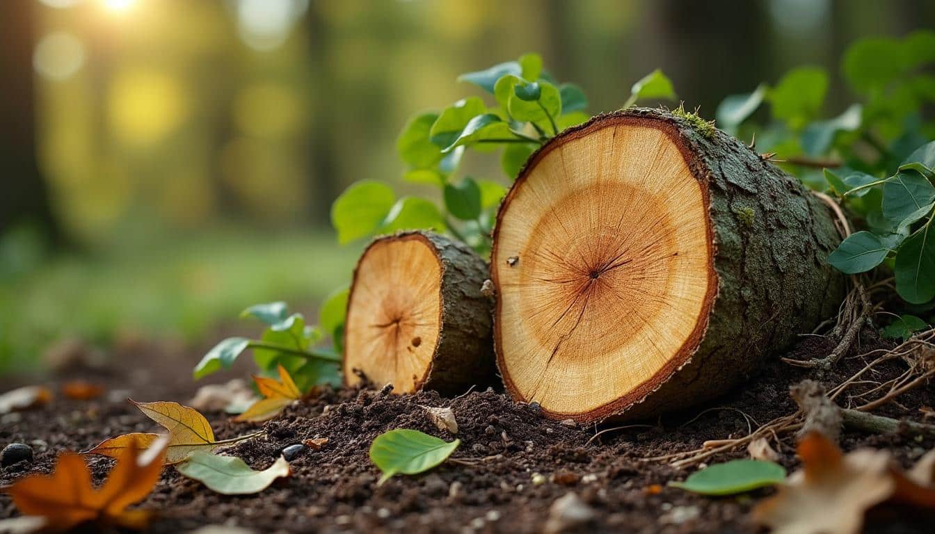 Illustration: Présentation du frêne pour le bois de chauffage
