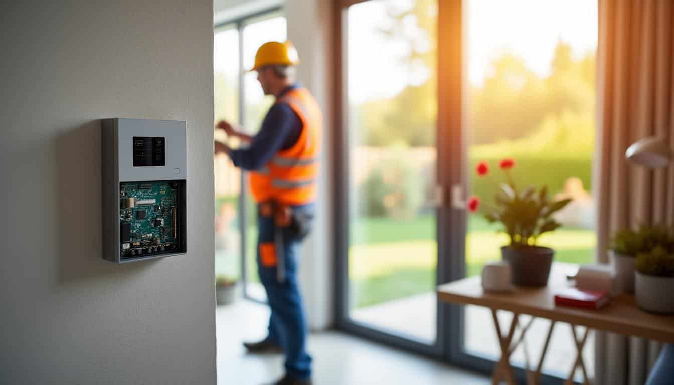 Illustration: Comprendre le fonctionnement et les composants d’un système d’alarme maison
