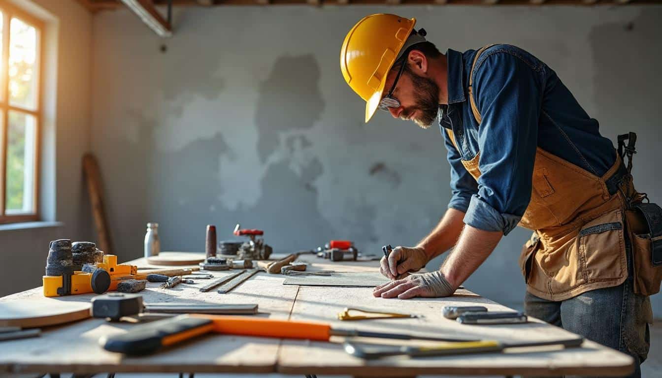 Illustration: Définition et importance du matériel du plaquiste dans les travaux de plâtrerie