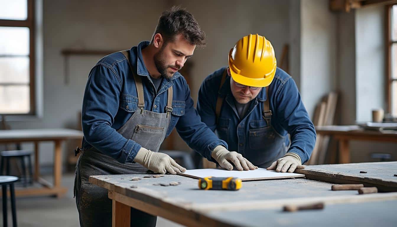 Illustration: Découverte du métier de plaquiste et formation pour devenir un professionnel