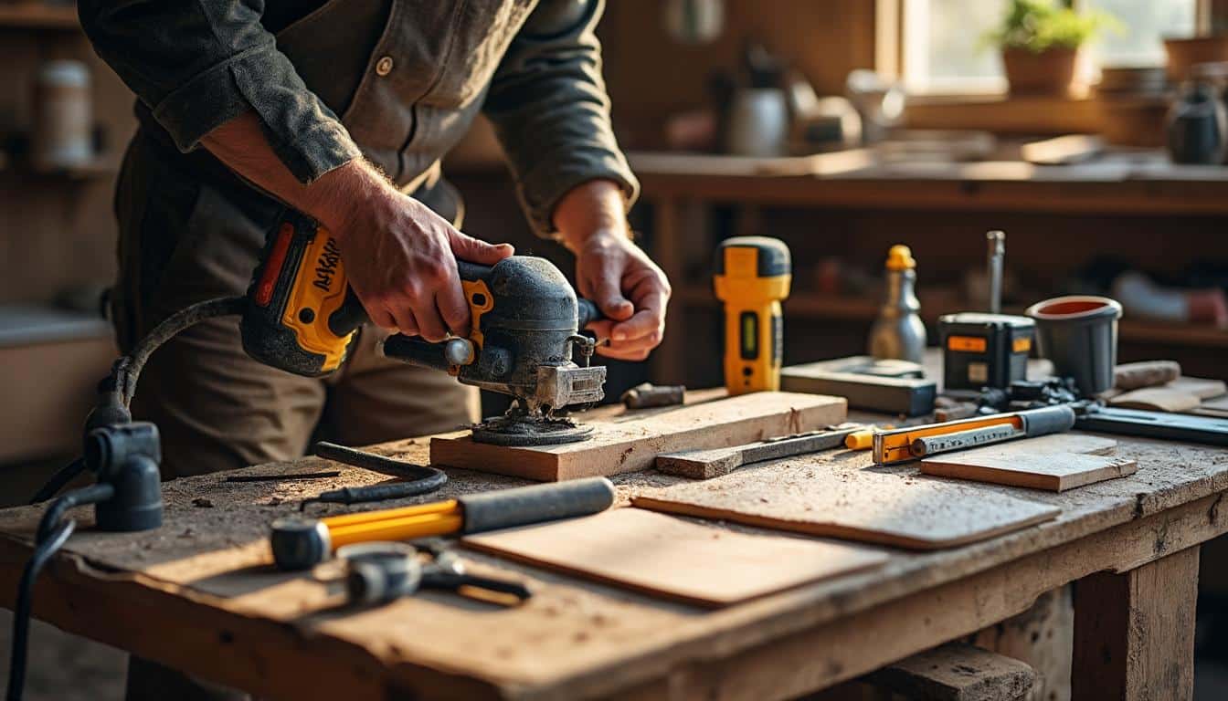 Illustration: Comprendre l’outillage du plaquiste et ses outils essentiels