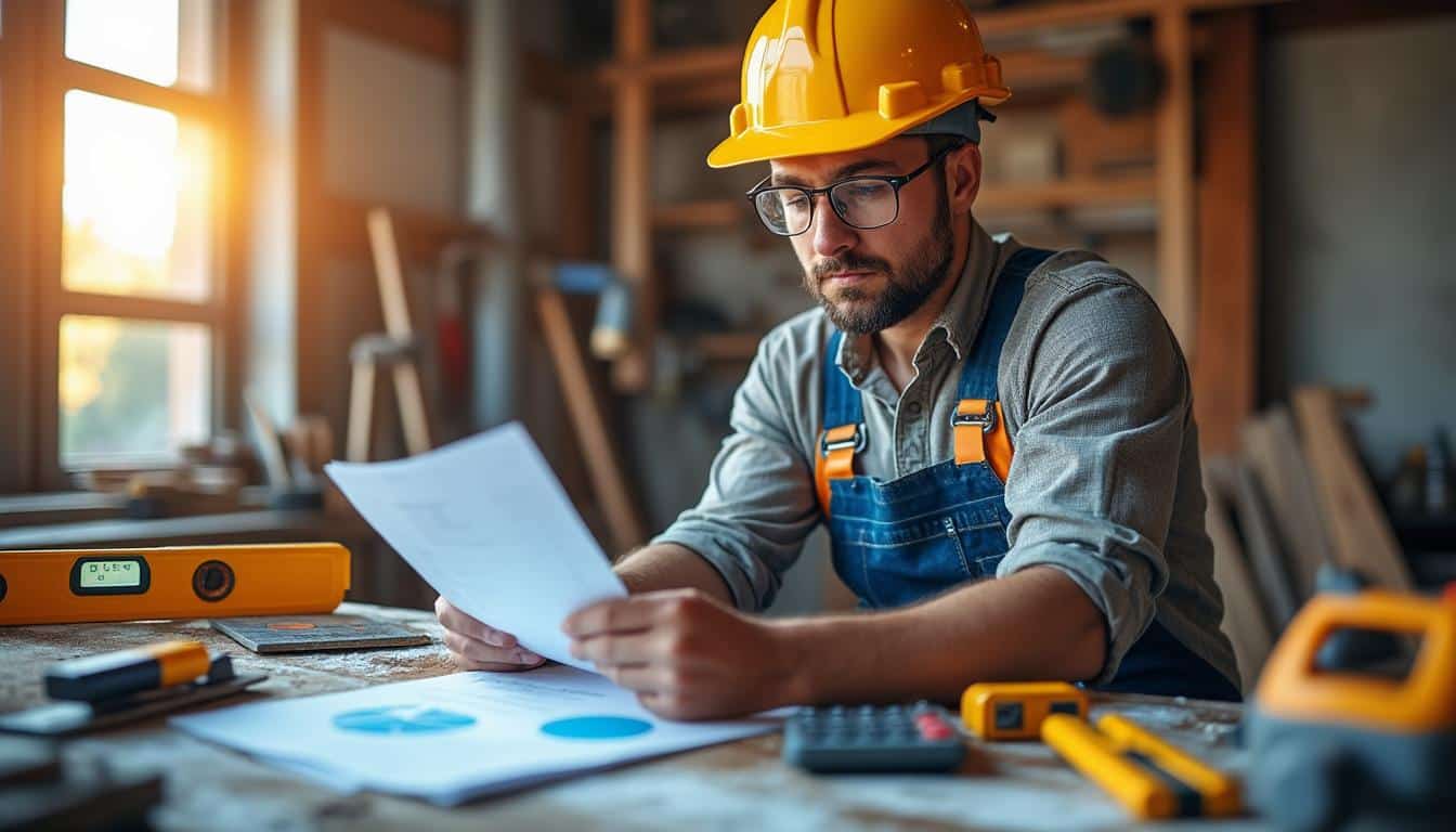 Illustration: Présentation du salaire du plaquiste : chiffres clés, moyenne et net mensuel