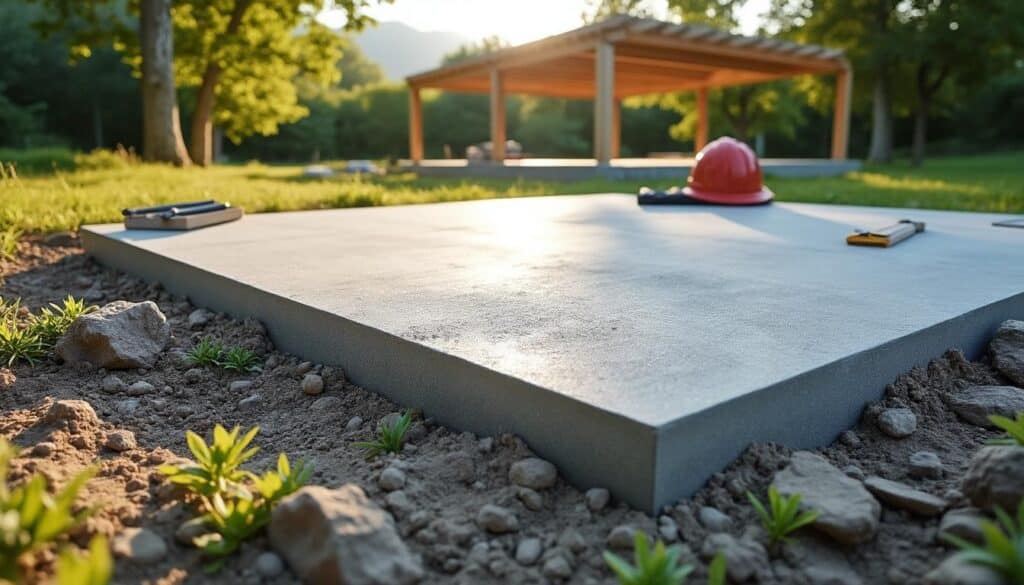 Plot béton pour carport : guide pour des fondations stables et durables