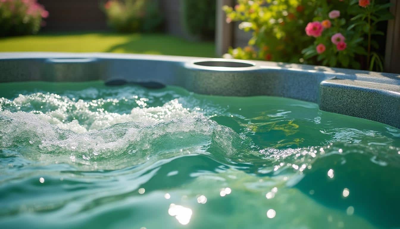 Illustration: Causes principales de l'apparition d'une eau verte dans un spa