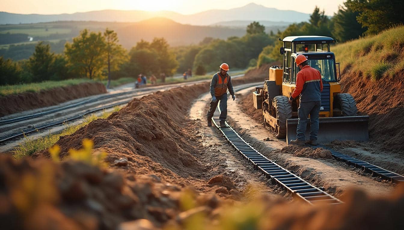 Illustration: Les étapes clés du terrassement sur un terrain en pente