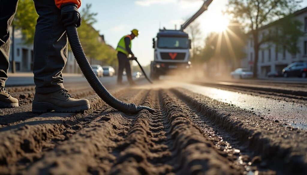 Le terrassement par aspiration : méthode innovante et sécurisée