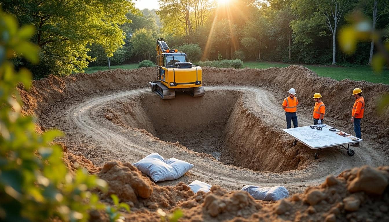 Illustration: Définition et importance du terrassement pour une piscine