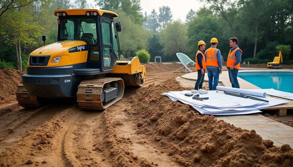 Le terrassement pour piscine : étapes, conseils et coût à prévoir