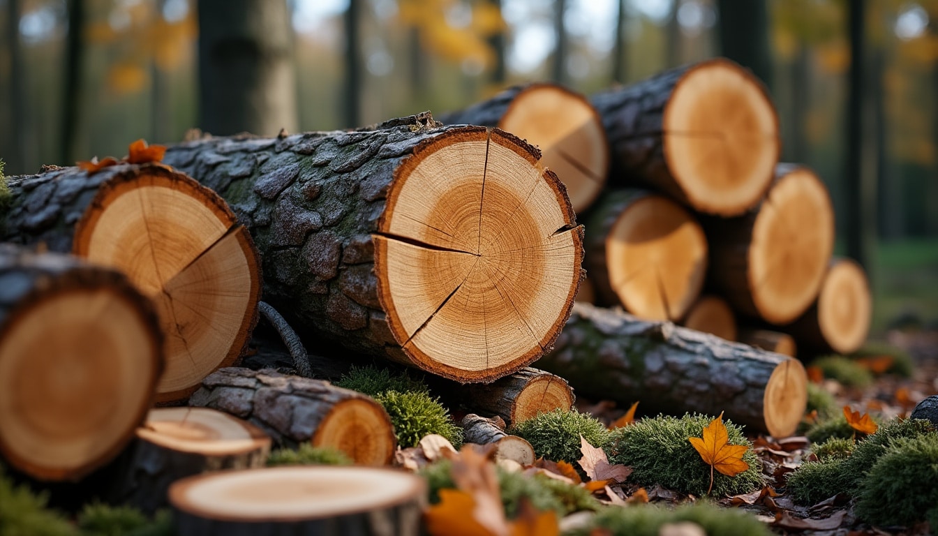 Illustration: Présentation de l’aulne comme bois de chauffage : identification, origine et caractéristiques