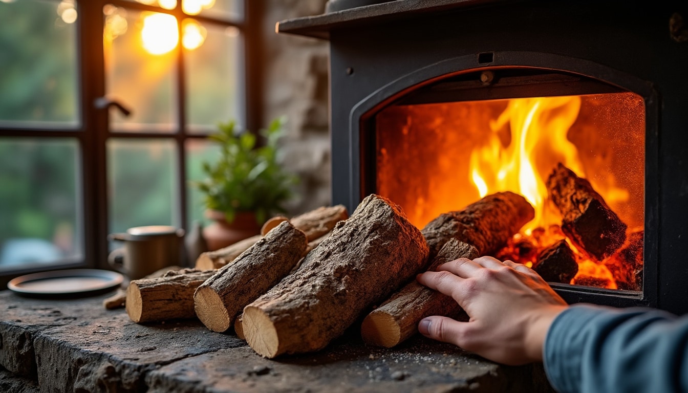 Illustration: Pouvoir calorifique et performance énergétique du bois de chauffage au châtaignier