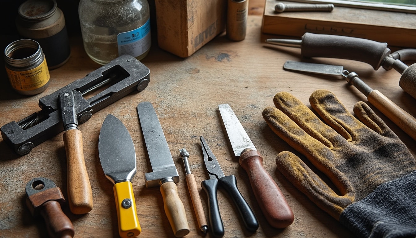 Illustration: Liste du matériel essentiel pour plaquiste : les outils indispensables