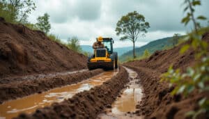 Terrassement d’un terrain en pente : méthodes et conseils clés