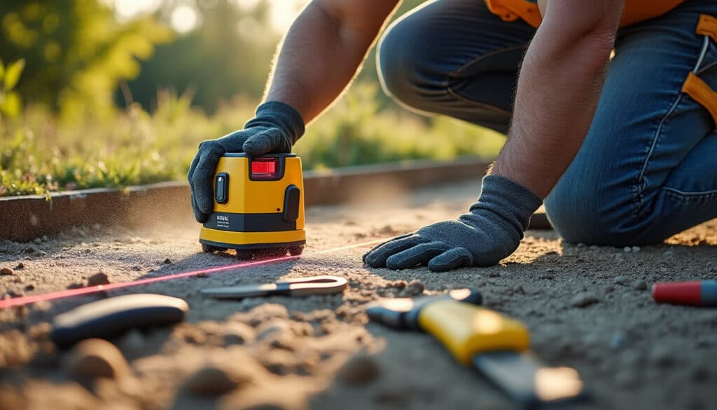 Comment utiliser un niveau laser pour le terrassement efficacement