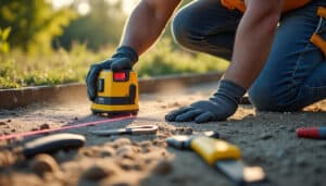 Comment utiliser un niveau laser pour le terrassement efficacement