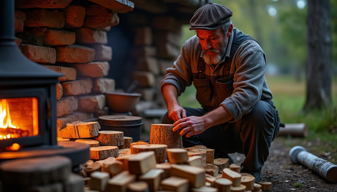 Illustration: Pouvoir calorifique, performance et combustion du tilleul en bois de chauffage