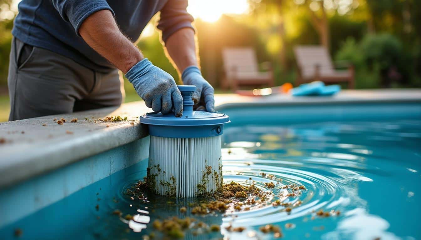 Illustration: Comprendre la filtration piscine à cartouche pour un entretien optimal