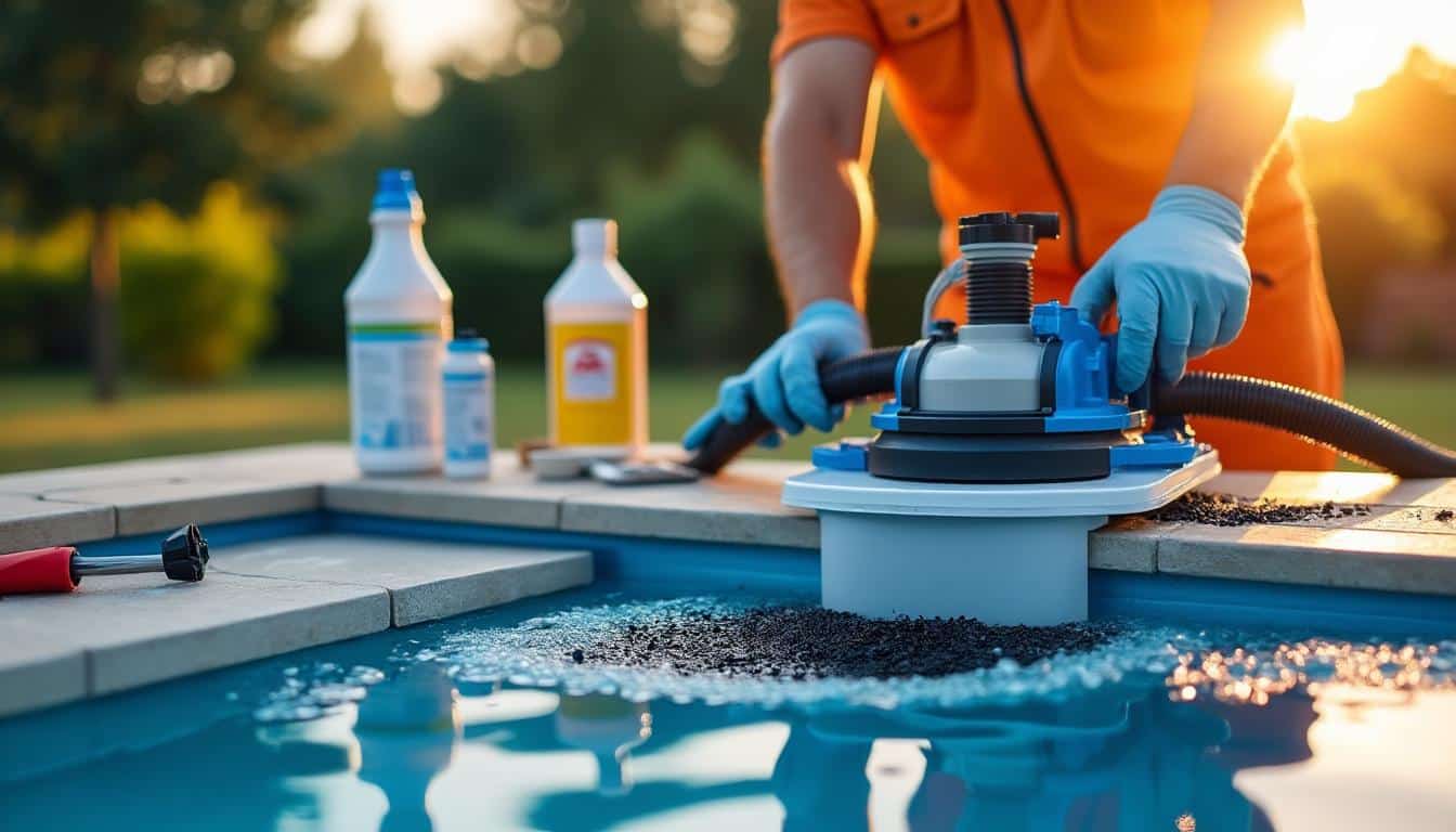 Illustration: Comprendre l’importance de la filtration de piscine et l’entretien de la cartouche