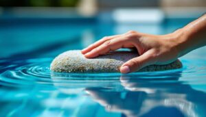 Filtration de piscine : cartouche encrassée et entretien facile