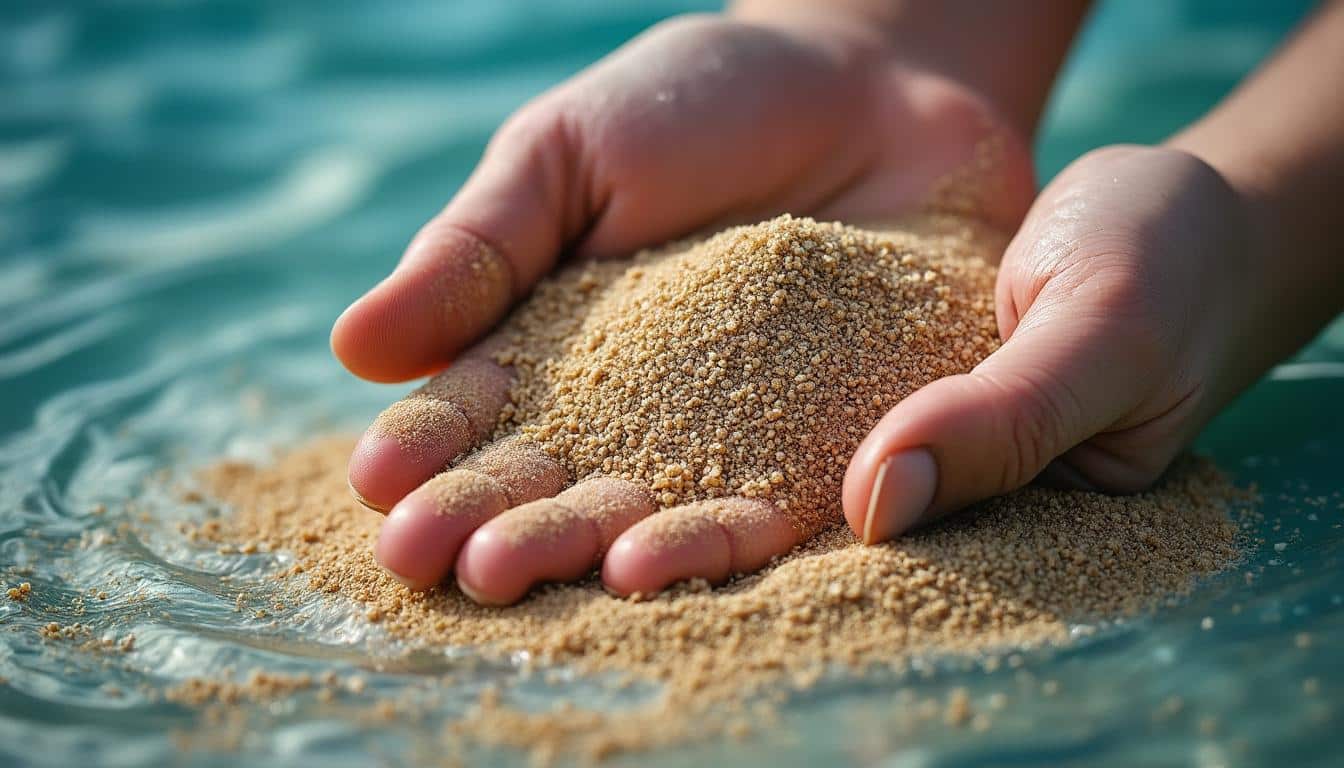 Filtration piscine : sable, granulométrie et sélection optimale