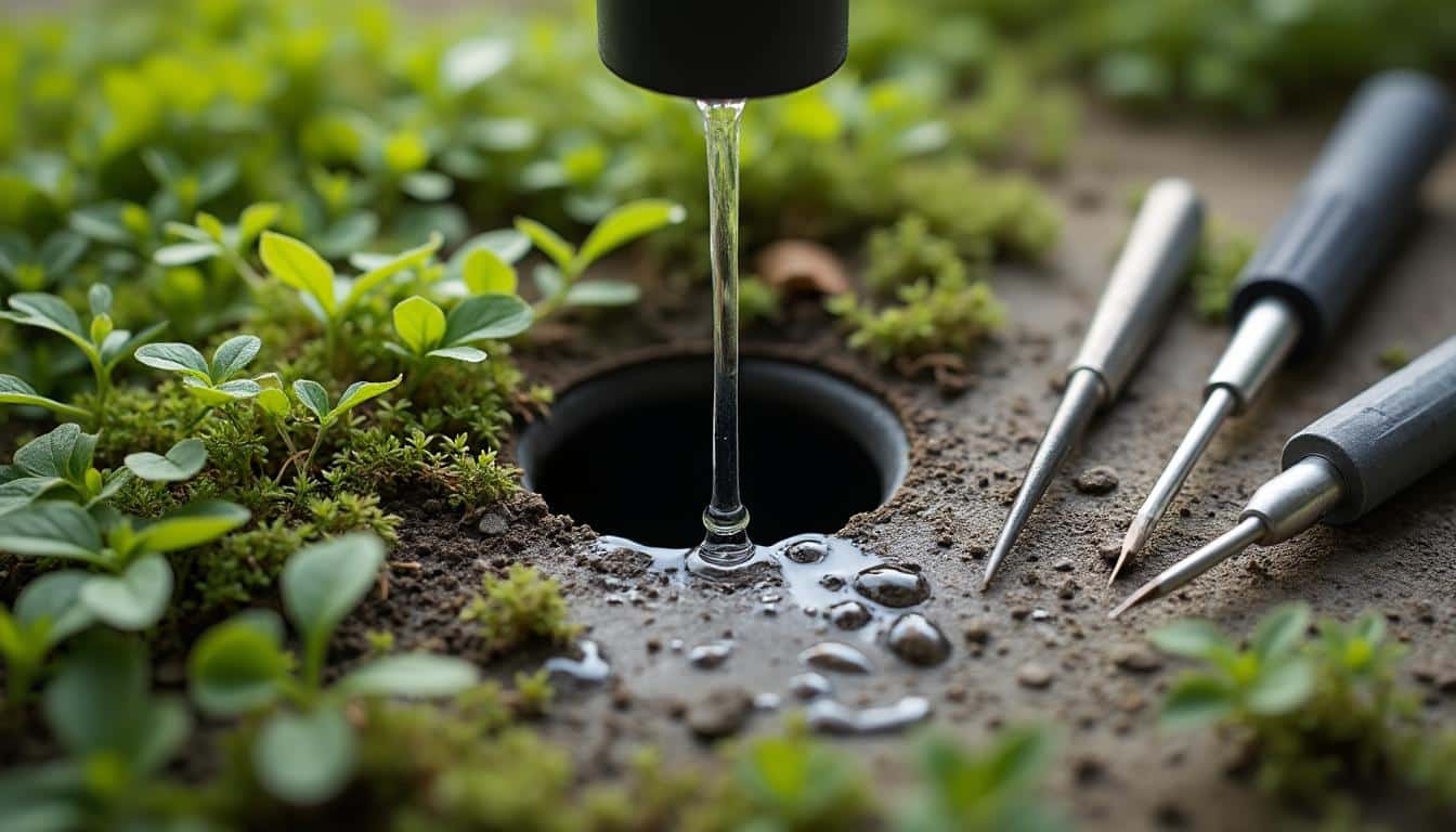 Arrosage goutte : réparation facile du tuyau à microfissure