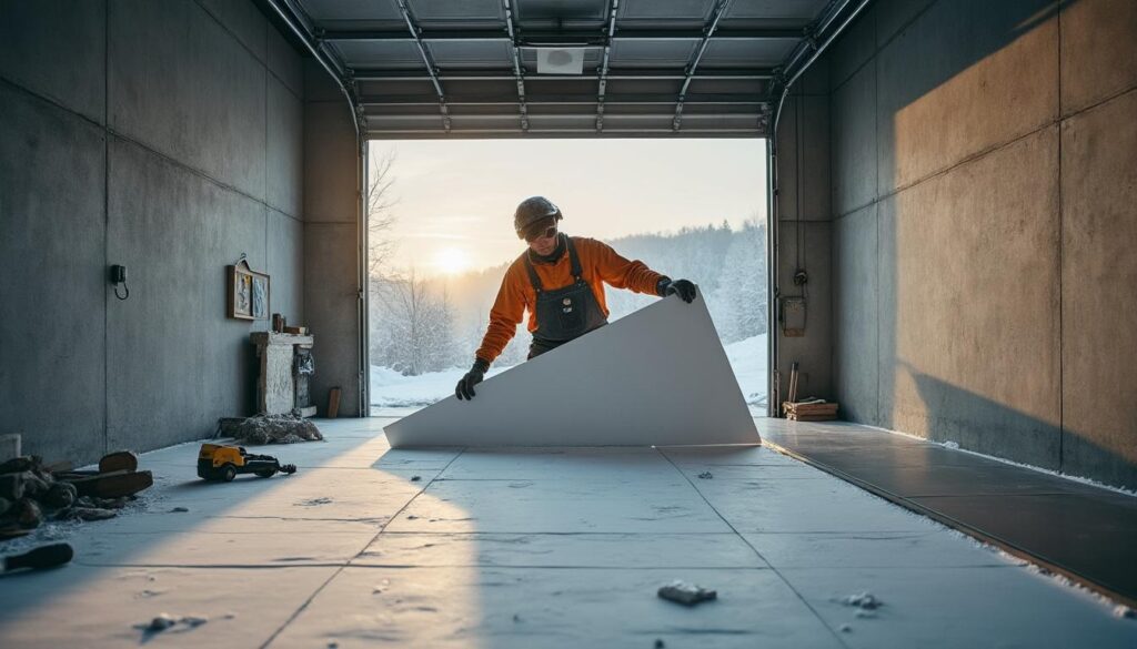 Solution au garage froid : utiliser le coffrage isolant