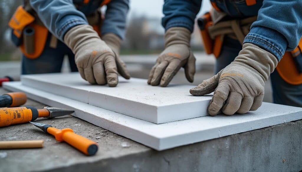 Zoom sur le montage rapide d’un coffrage isolant pour le gros oeuvre