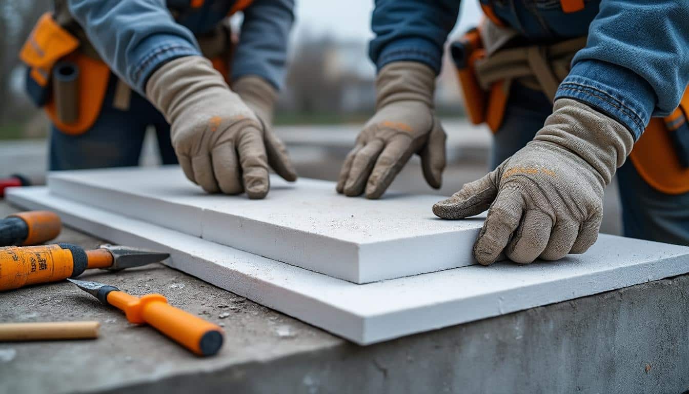 Zoom sur le montage rapide d’un coffrage isolant pour le gros oeuvre