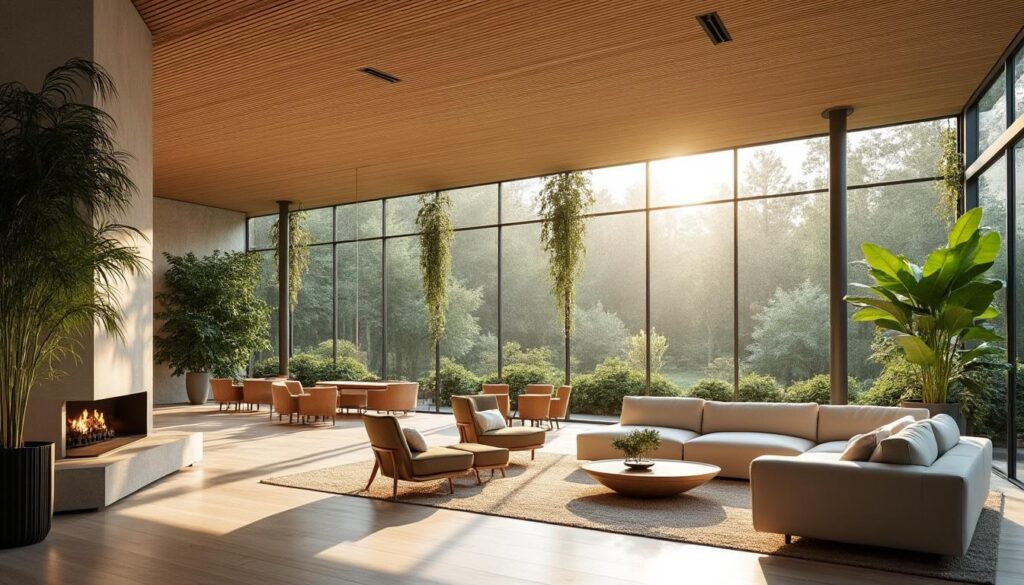 Plafond en lambris bois blanc : élégance et luminosité pour votre intérieur