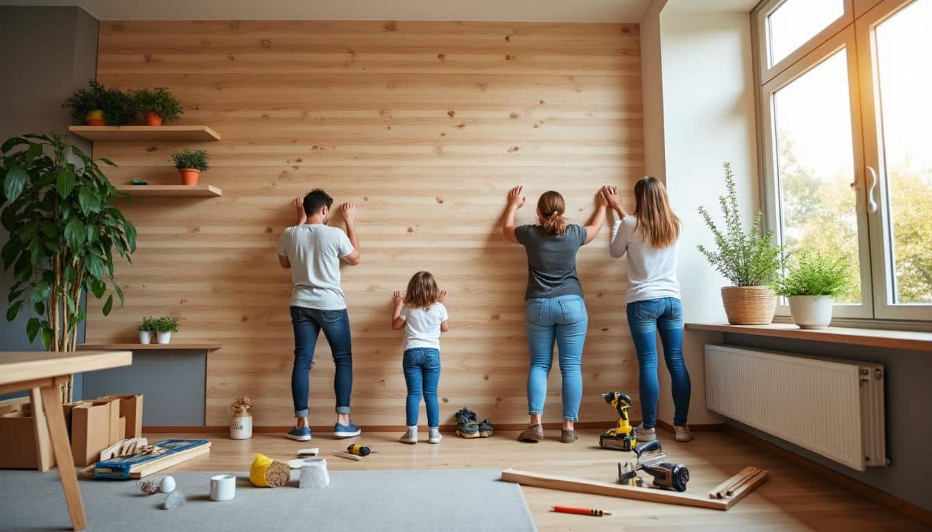 Illustration: Comment habiller et valoriser les murs de votre maison avec du lambris mural