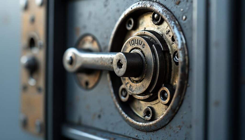 Mécanisme de serrure pour porte de garage : guide complet et conseils