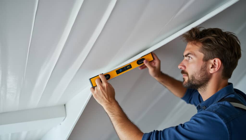 Lambris PVC au plafond : guide complet pour une pose réussie