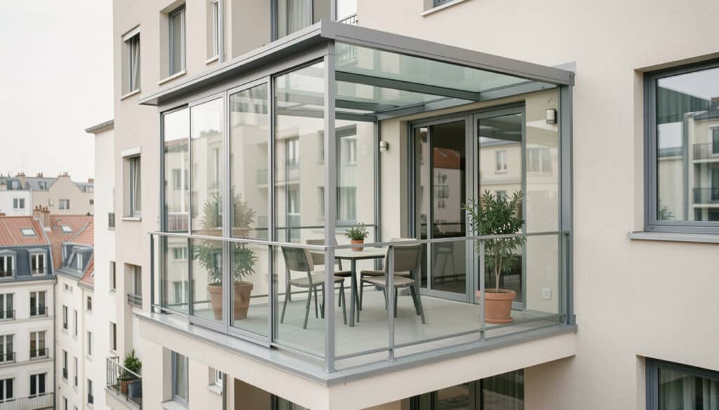 Véranda sur balcon : faisabilité, règles et budget