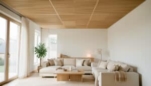 Comment habiller un plafond en bois sans l’alourdir