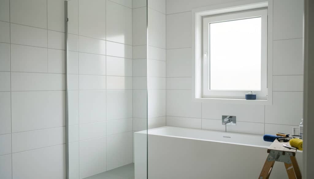 Lambris PVC dans la salle de bain : pose et conseils
