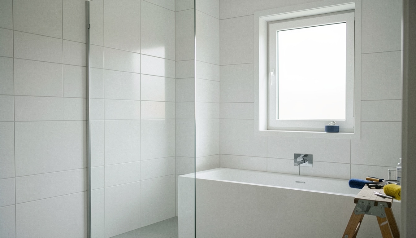 Lambris PVC dans la salle de bain : pose et conseils