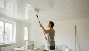 Comment peindre un plafond en lambris sans traces