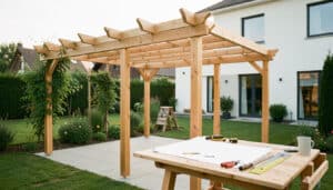 Plan gratuit de pergola en bois pour bien construire