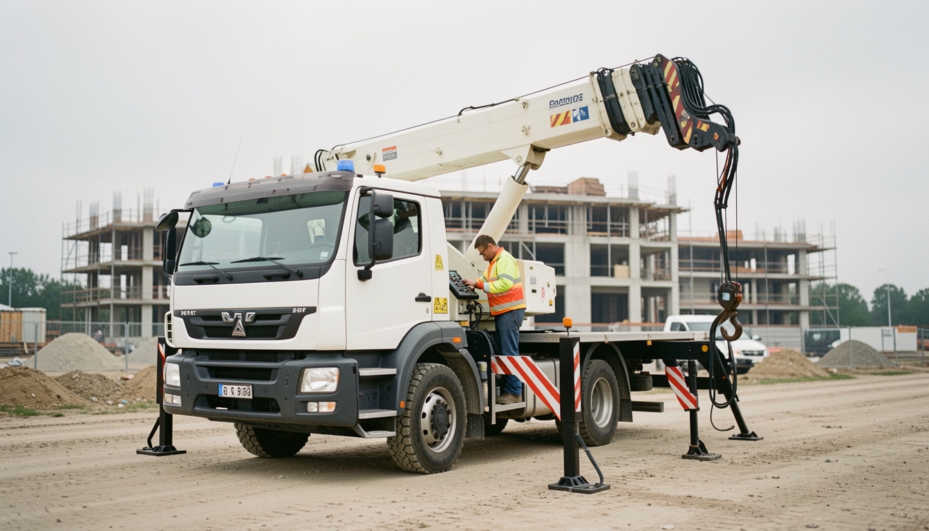 Grue montée sur camion : fonctionnement et choix